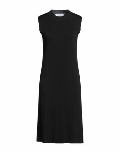 Kaos Woman Mini dress Black Viscose, Polyamide Cover