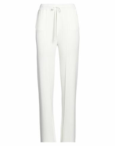 Fedeli Woman Pants White Viscose, Cotton Cover