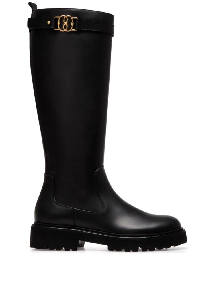 Bally Galia knee-high leather boots - Black Cover