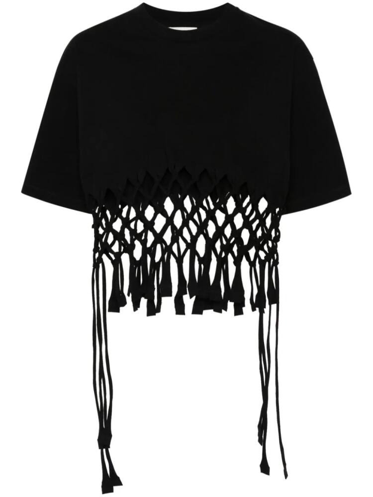 ISABEL MARANT Texana cotton T-shirt - Black Cover