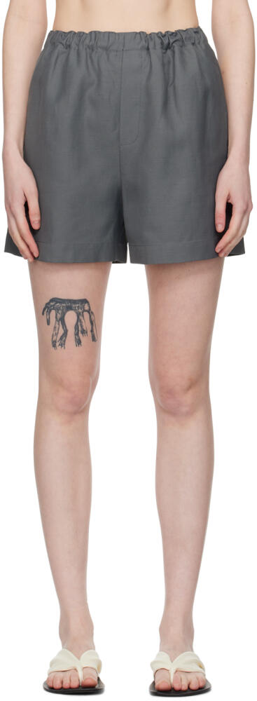 Loulou Studio Gray Seto Shorts Cover