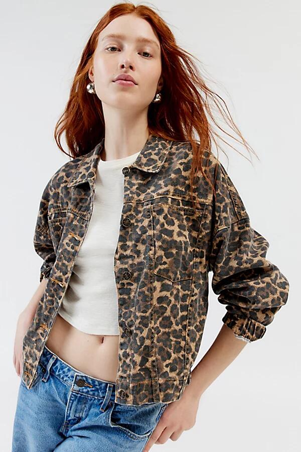 Lioness Carmella Denim Jacket in Brown Cover