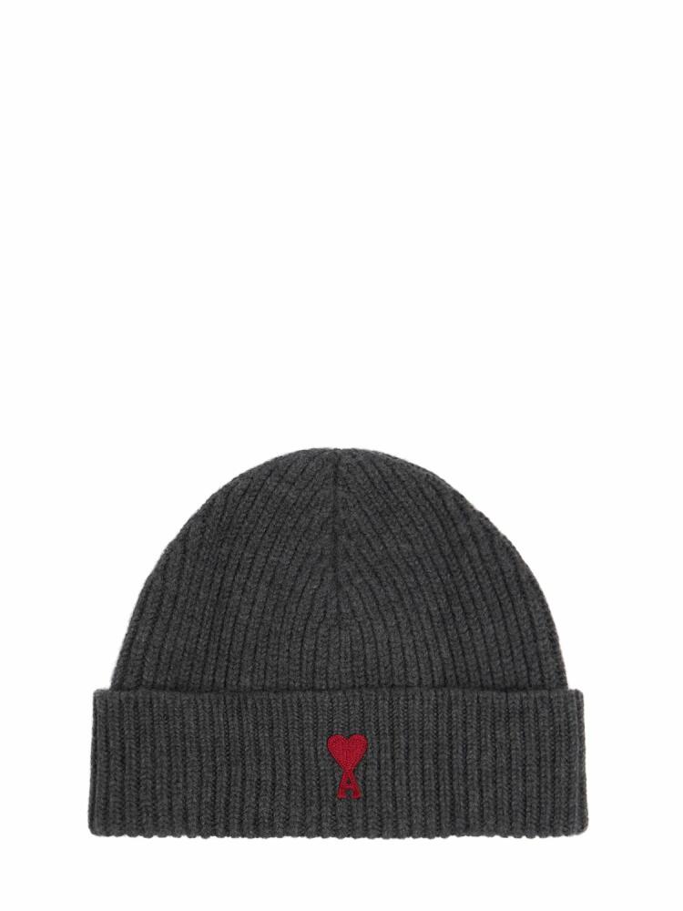 AMI PARIS Adc Wool Beanie Cover