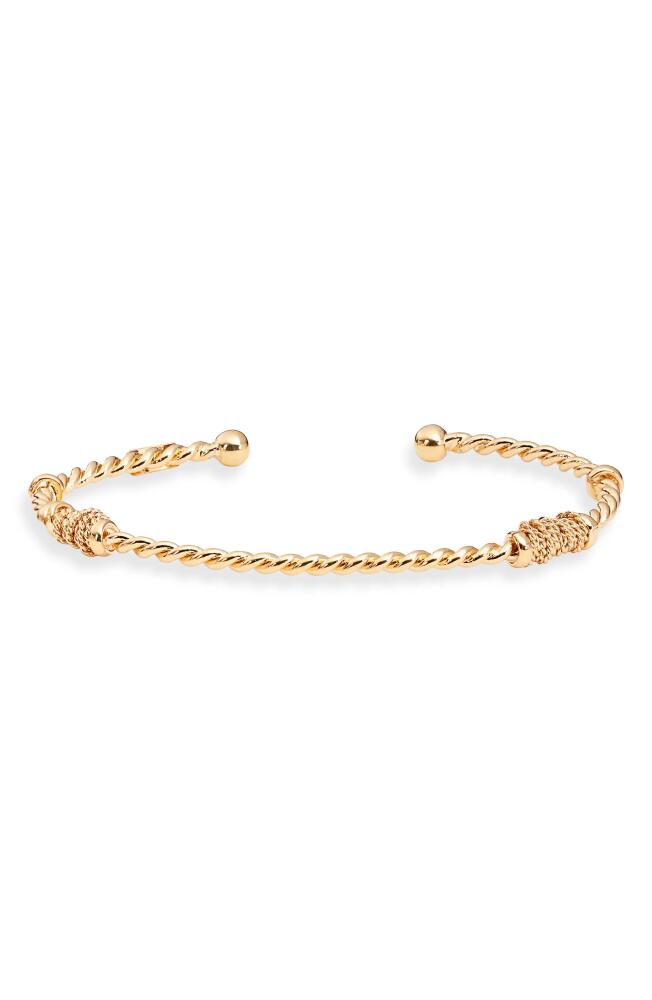 Gas Bijoux Jonc Torsade Cuff Bracelet in Gold Cover