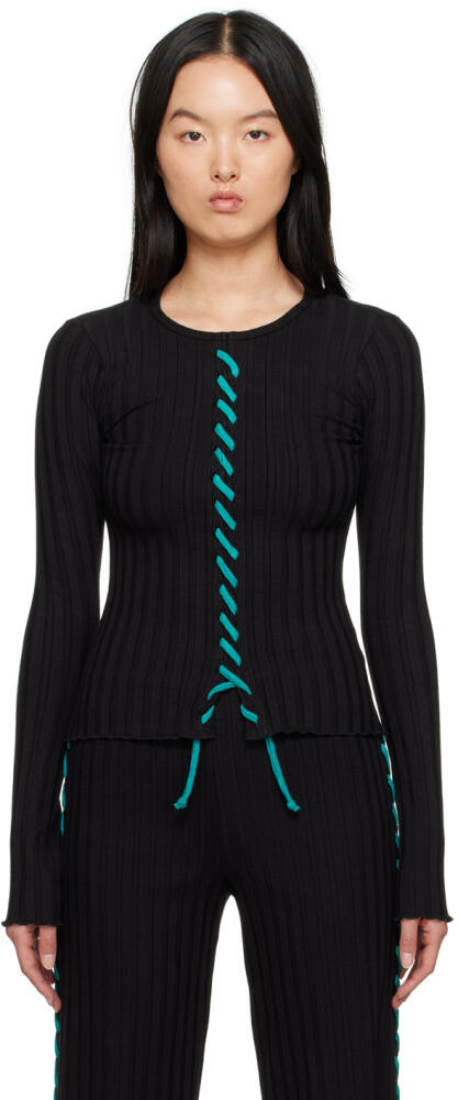 SIMONMILLER Black Devola Sweater Cover