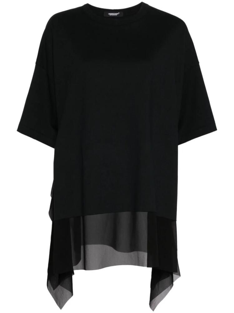 Undercover asymmetric T-shirt - Black Cover