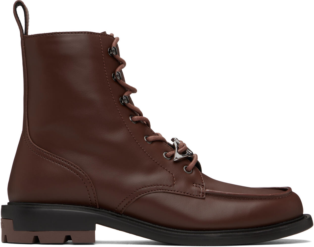 both Brown Dressy Laced Boots Cover