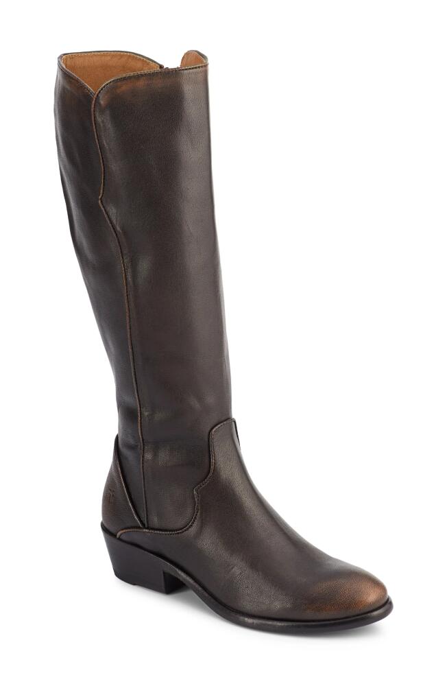 Frye Carson Piping Knee High Boot in Black Pallio Cover