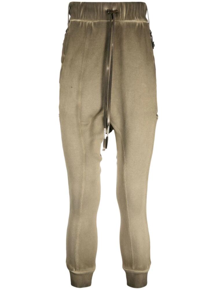 Boris Bidjan Saberi drawstring-waist track pants - Brown Cover