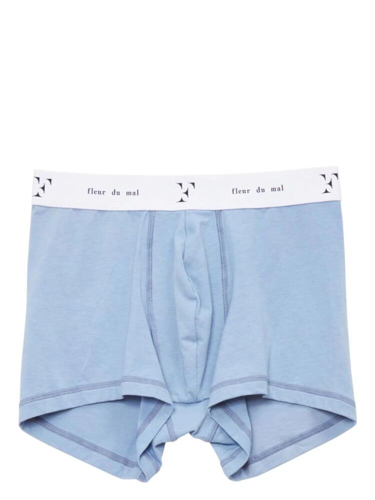 Fleur Du Mal logo-waistband boxers - Blue Cover