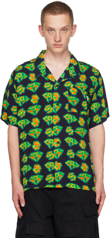 Billionaire Boys Club Black & Green Heat Map Shirt Cover