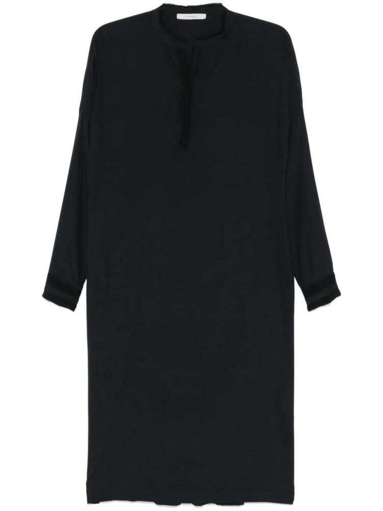 Kristensen Du Nord satin shirt dress - Black Cover