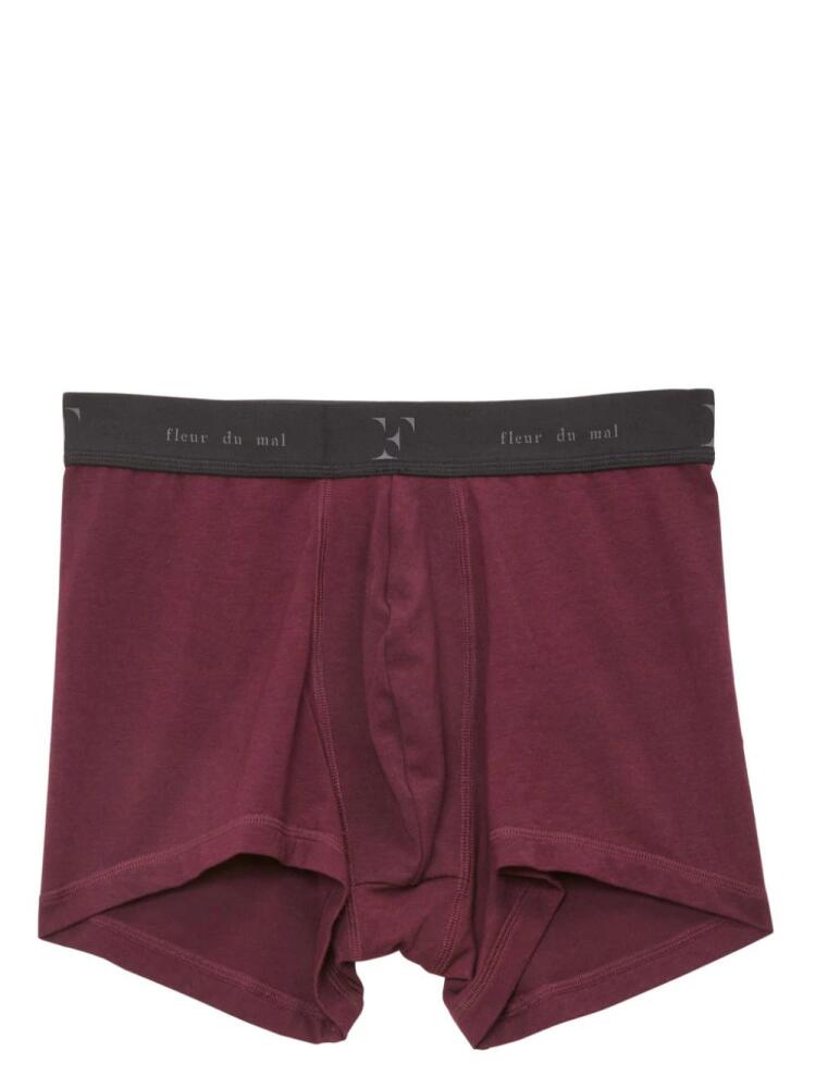 Fleur Du Mal logo-waistband boxers - Red Cover