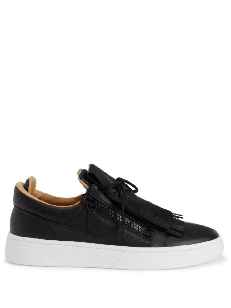 Giuseppe Zanotti GZ94 low-top leather sneakers - Black Cover