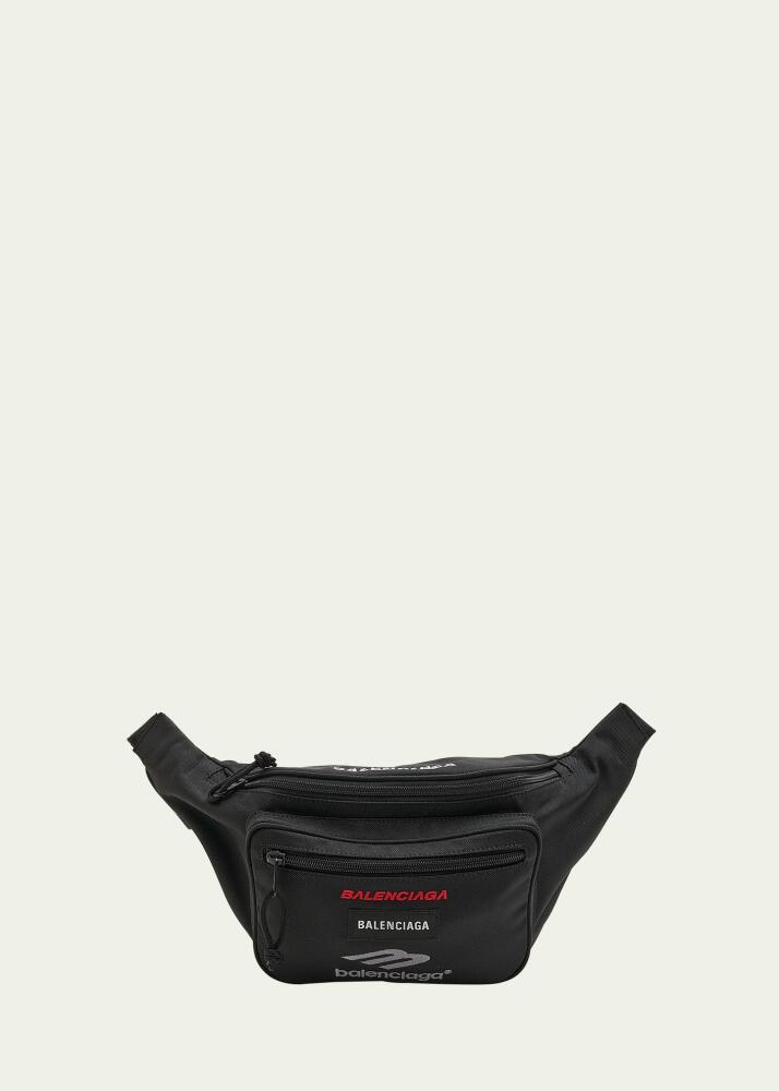 Balenciaga Men's Explorer Multilogo Belt Bag Cover