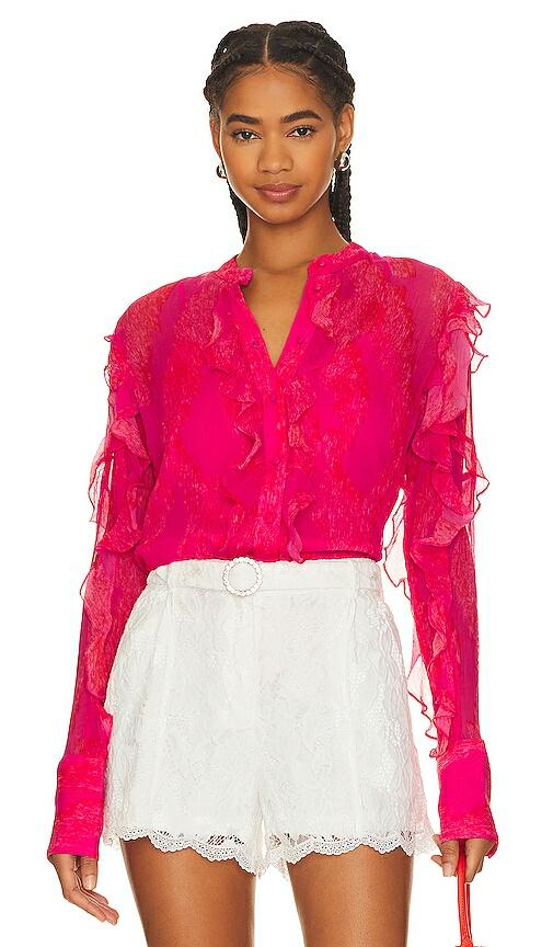 HEMANT AND NANDITA Shirt in Fuchsia Cover