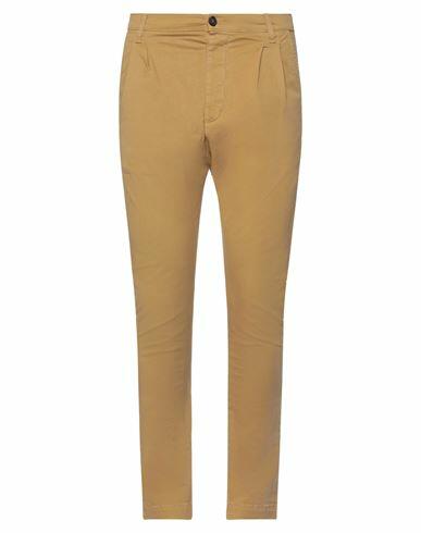 Novemb3r Man Pants Camel Cotton, Elastane Cover