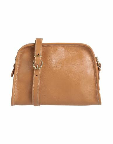 Il Bisonte Woman Cross-body bag Camel Soft Leather Cover