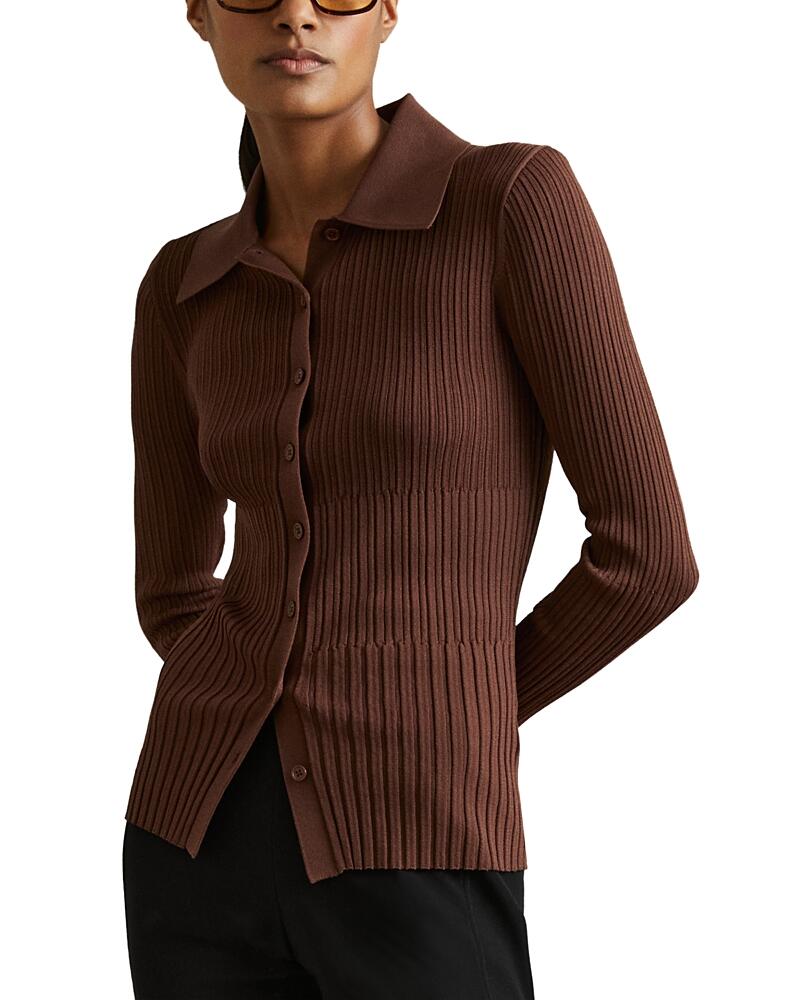 Reiss Jenna Knitted Shirt Cover