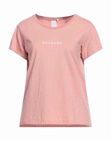 Noumeno Concept Woman T-shirt Pastel pink Cotton Cover