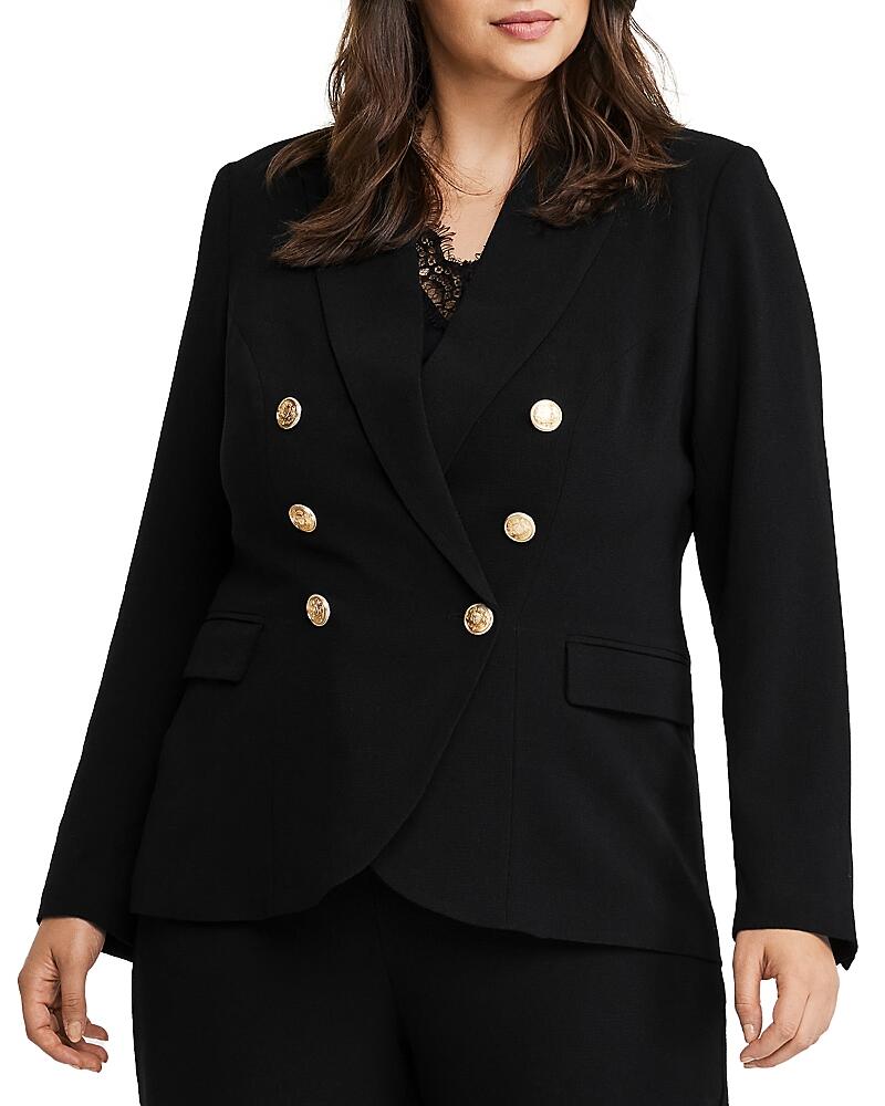 Estelle Plus Double-Breasted Blazer Cover