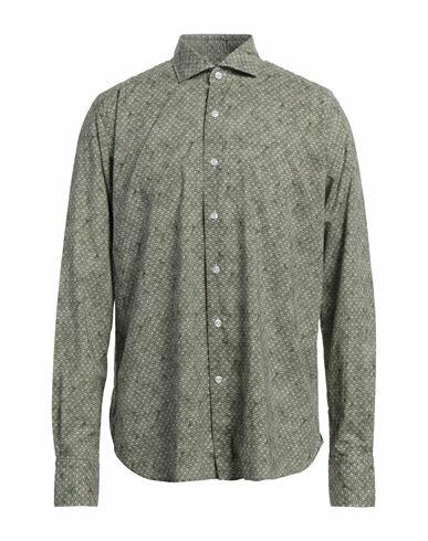 Orian Man Shirt Light green Size 17 ¾ Cotton Cover