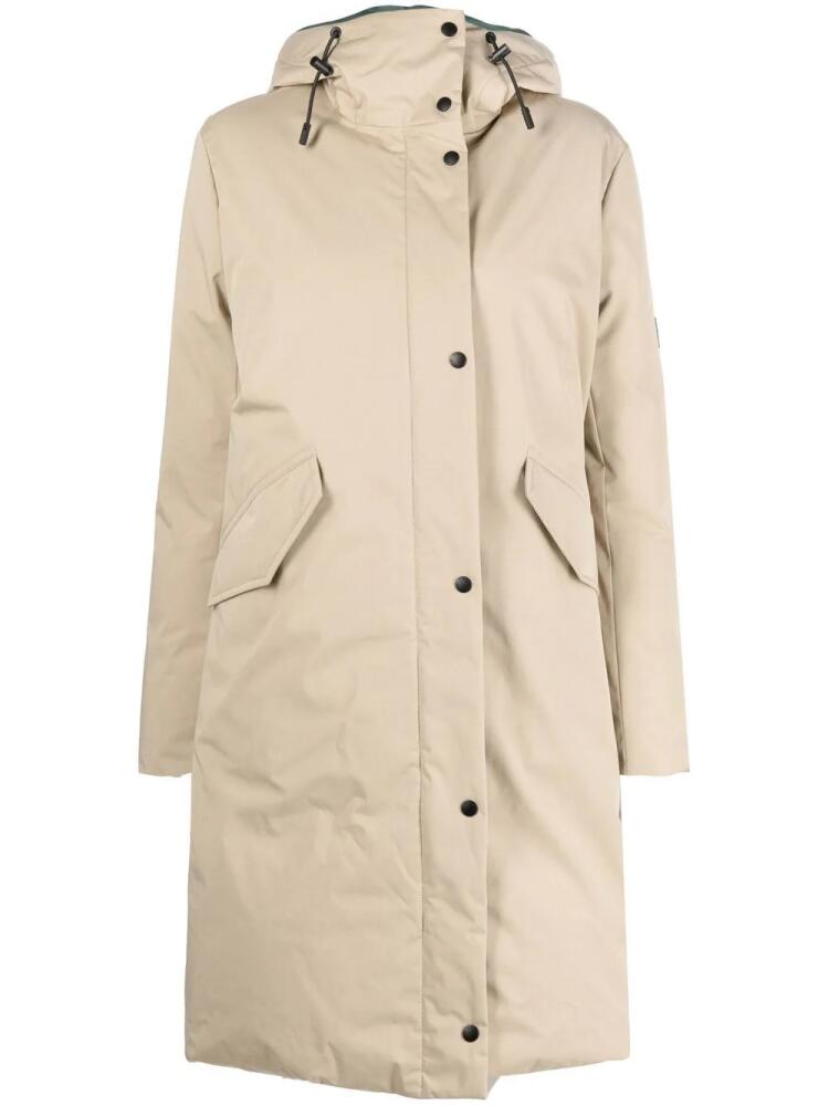 Yves Salomon Iconic reversible down parka - Neutrals Cover