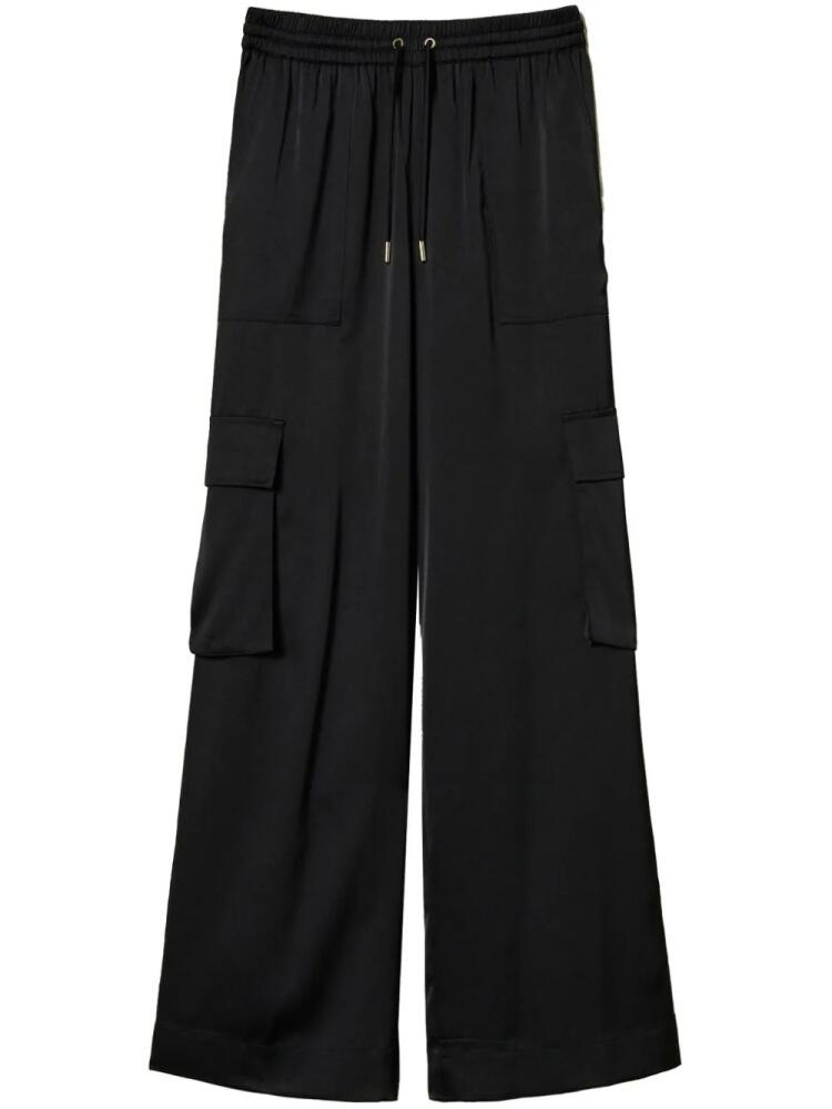 TWINSET satin cargo trousers - Black Cover