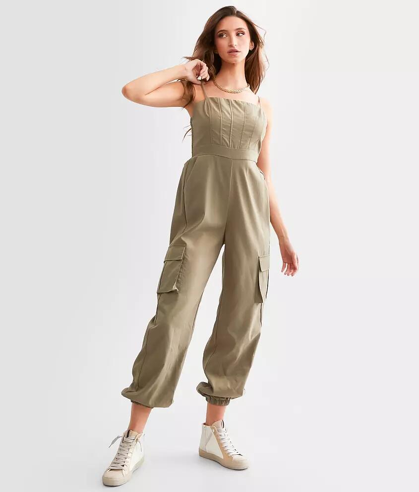 Willow & Root Cargo Jumpsuit Cover