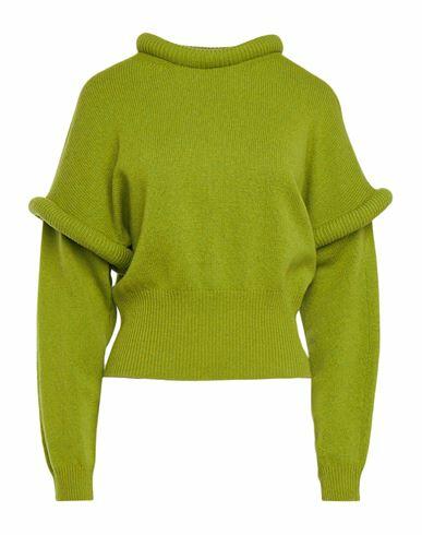 Federica Tosi Woman Sweater Military green Wool, Cashmere Cover