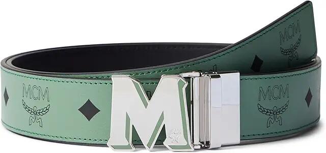 MCM Claus Reversible Belt (Loden Frost) Belts Cover