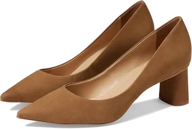 Massimo Matteo Daisy Nubuck Block Heel (Hazelnut) Women's Shoes Cover