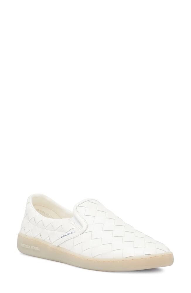 Bottega Veneta Sawyer Intrecciato Slip-On Sneaker in White Cover