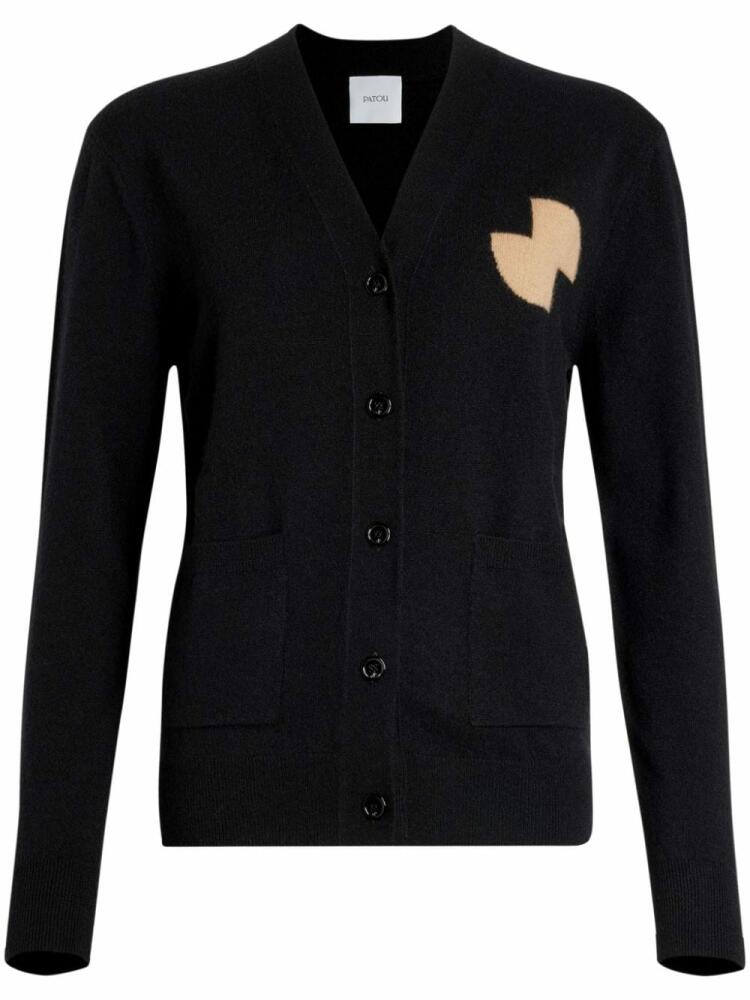 Patou JP cardigan - Black Cover