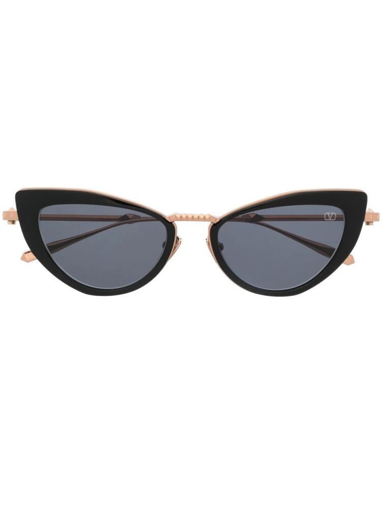 Valentino Eyewear Rockstud cat-eye frame sunglasses - Pink Cover