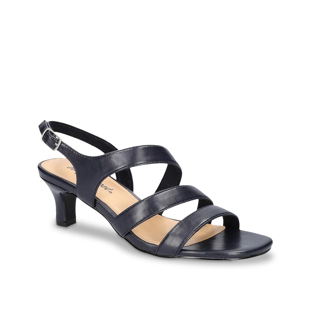 Easy Street Extra Wide Width Como Sandal | Women's | Navy Cover