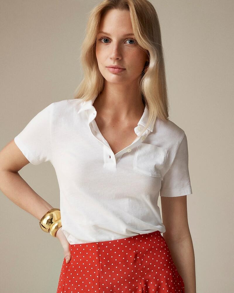 J.Crew Vintage jersey shrunken polo T-shirt Cover