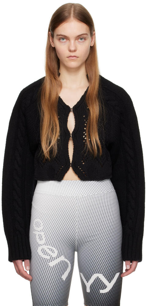 OPEN YY SSENSE Exclusive Black Cardigan Cover