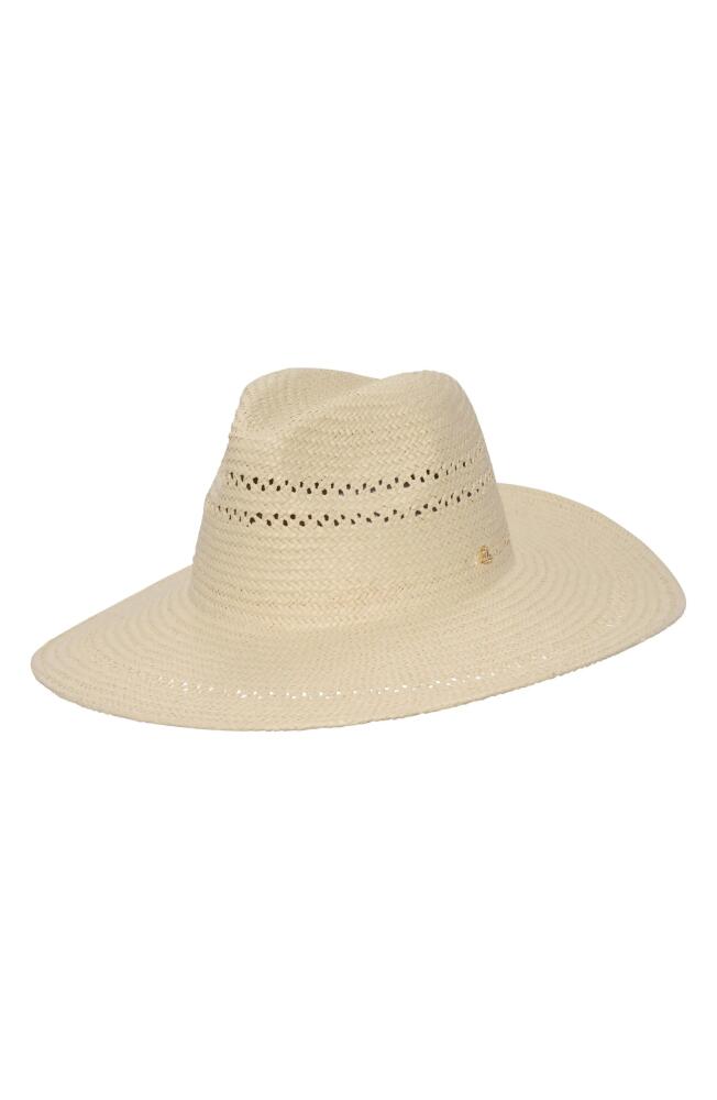 Lauren Ralph Lauren Openwork Straw Sun Hat in Natural Cover