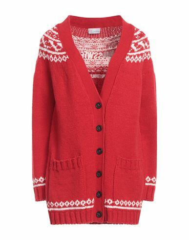 Red Valentino Woman Cardigan Red Acrylic, Virgin Wool Cover