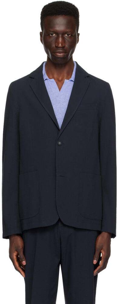 Officine Générale Navy Nehemiah Blazer Cover