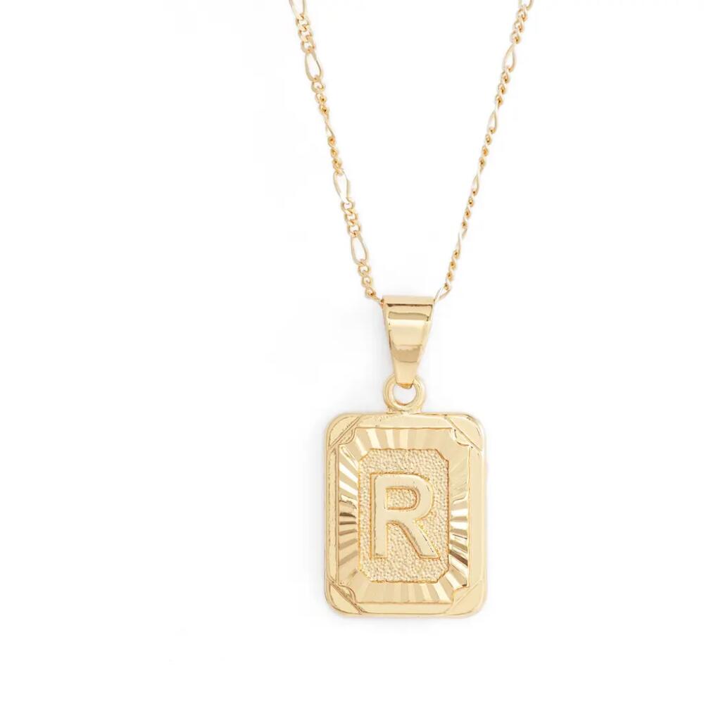 Bracha Initial Pendant Necklace in Gold-R Cover