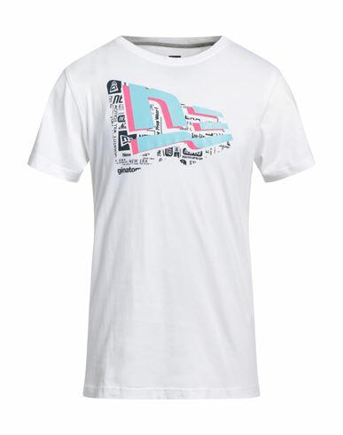 New Era Man T-shirt White Cotton Cover