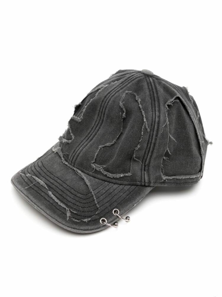 VETEMENTS distressed denim cap - Black Cover