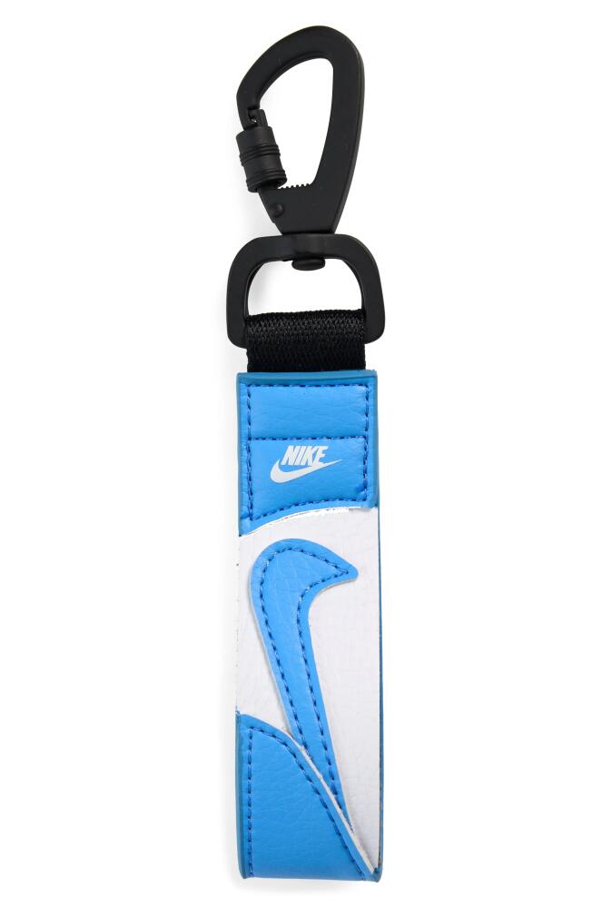 Nike Premium Key Fob in University Blue/White Cover