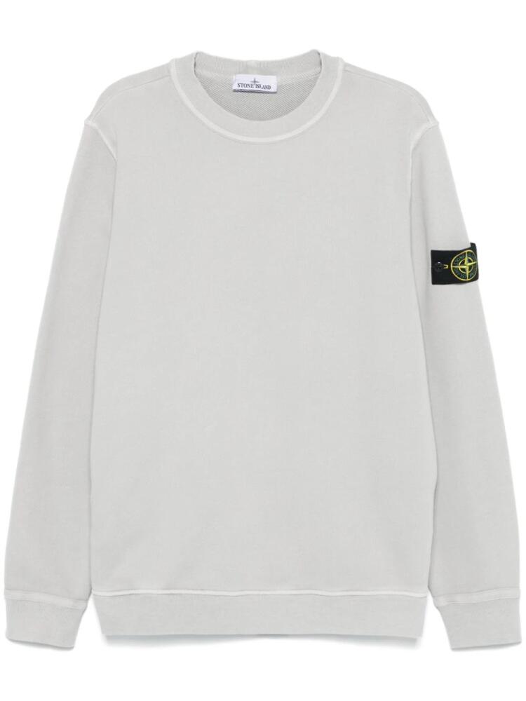 Stone Island Compass-badge sweatshirt - Grey Cover