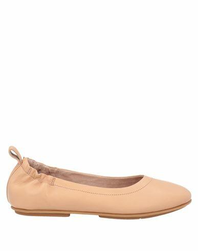 Fitflop Woman Ballet flats Apricot Soft Leather Cover