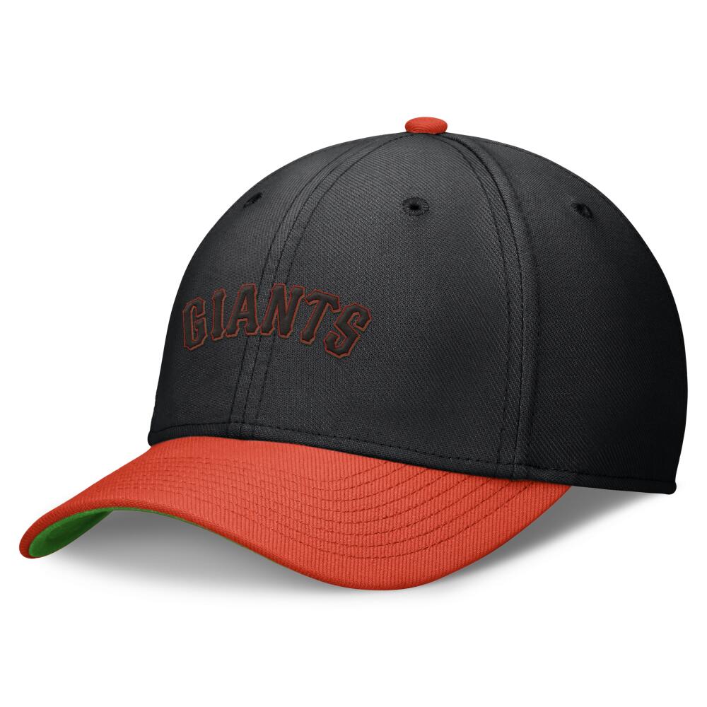 San Francisco Giants Rewind Cooperstown Swoosh Nike Men's Dri-FIT MLB Hat in Black Cover