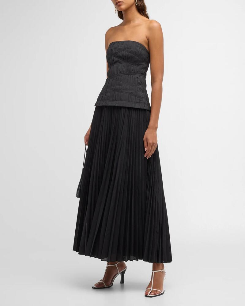 Acler Bristol Strapless Midi Dress Cover