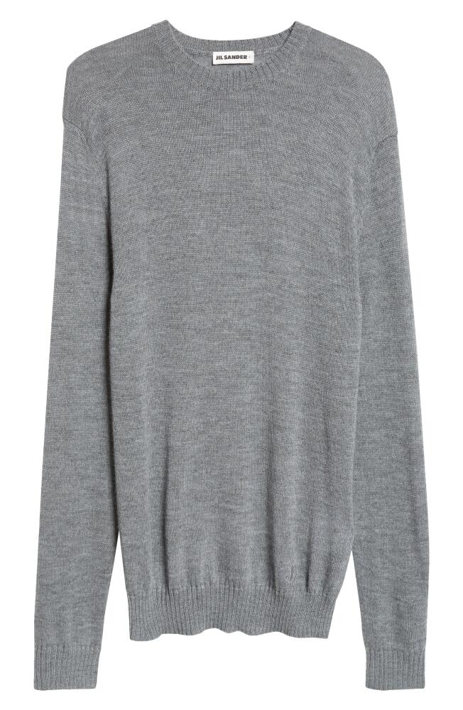 Jil Sander Wool Crewneck Sweater in Slate Cover